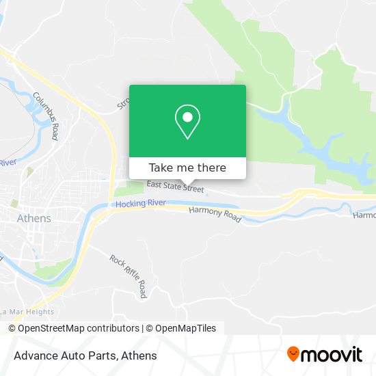 Mapa de Advance Auto Parts