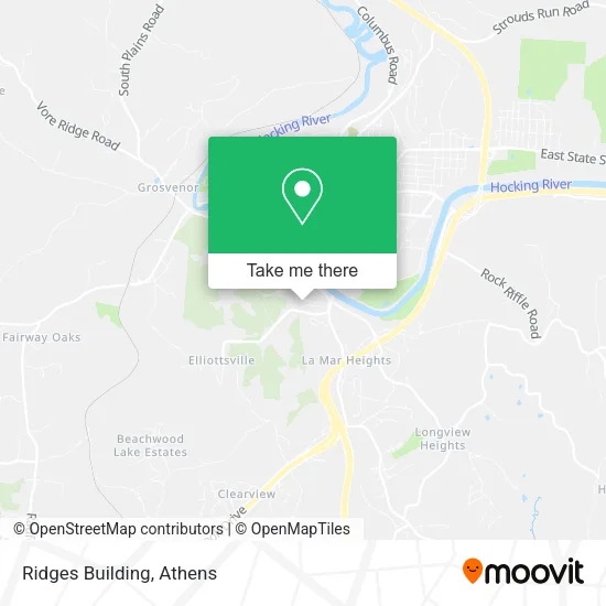 Mapa de Ridges Building