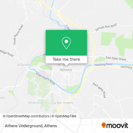 Athens Underground map