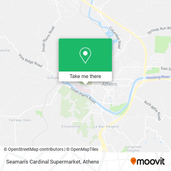 Seaman's Cardinal Supermarket map