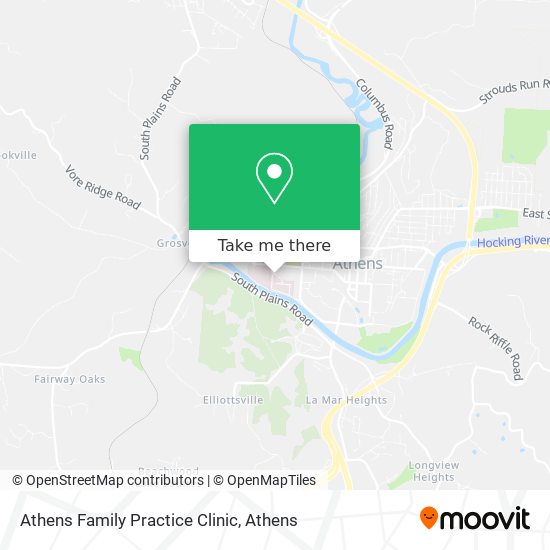Athens Family Practice Clinic map