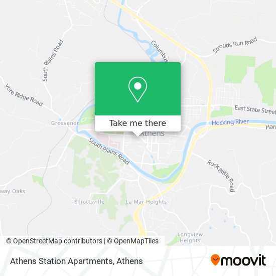 Athens Station Apartments map