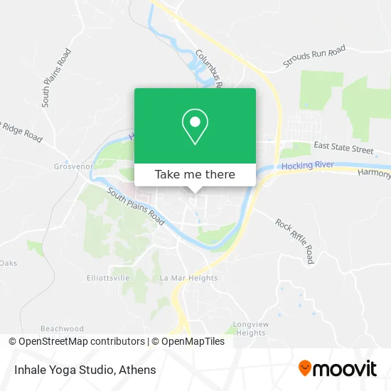 Inhale Yoga Studio map