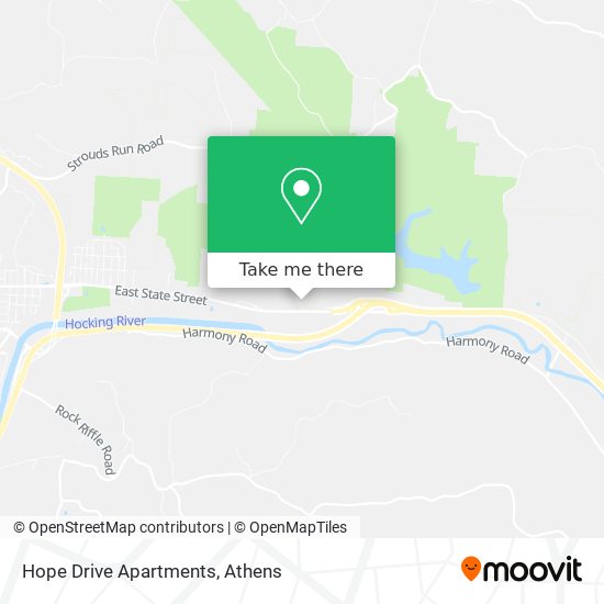 Hope Drive Apartments map