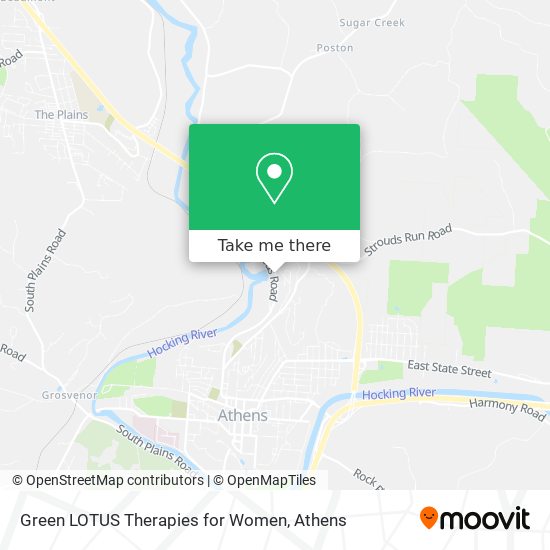 Green LOTUS Therapies for Women map