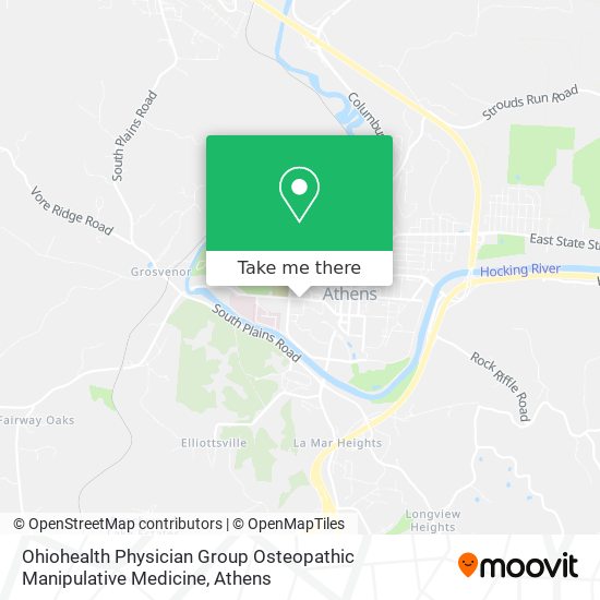 Mapa de Ohiohealth Physician Group Osteopathic Manipulative Medicine