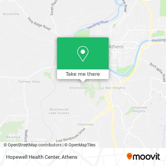 Hopewell Health Center map