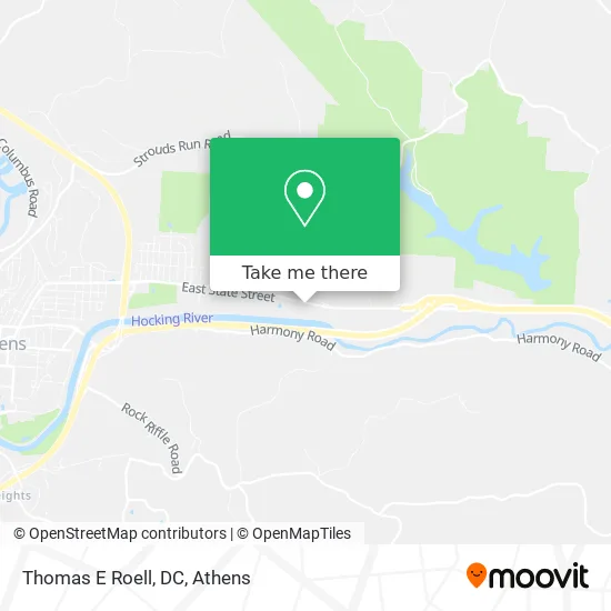 Thomas E Roell, DC map