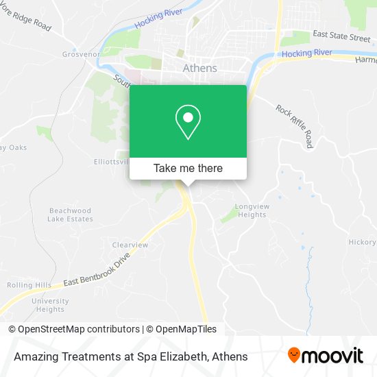Amazing Treatments at Spa Elizabeth map