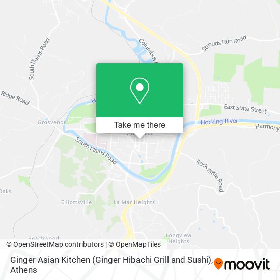 Mapa de Ginger Asian Kitchen (Ginger Hibachi Grill and Sushi)