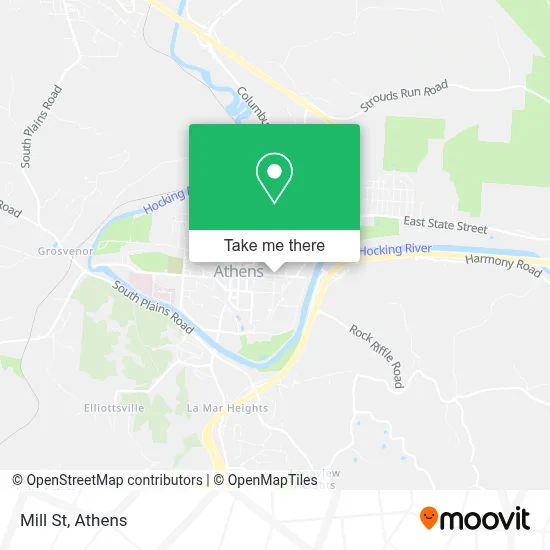Mill St map