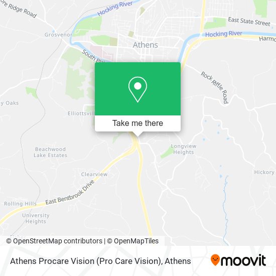 Mapa de Athens Procare Vision (Pro Care Vision)