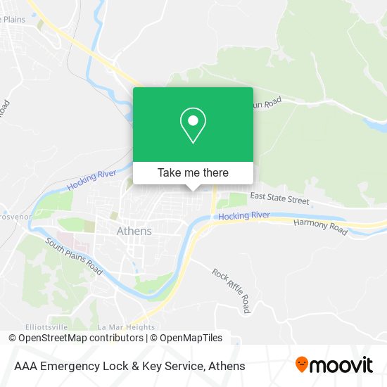 Mapa de AAA Emergency Lock & Key Service