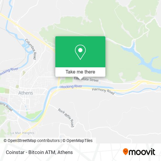 Mapa de Coinstar - Bitcoin ATM