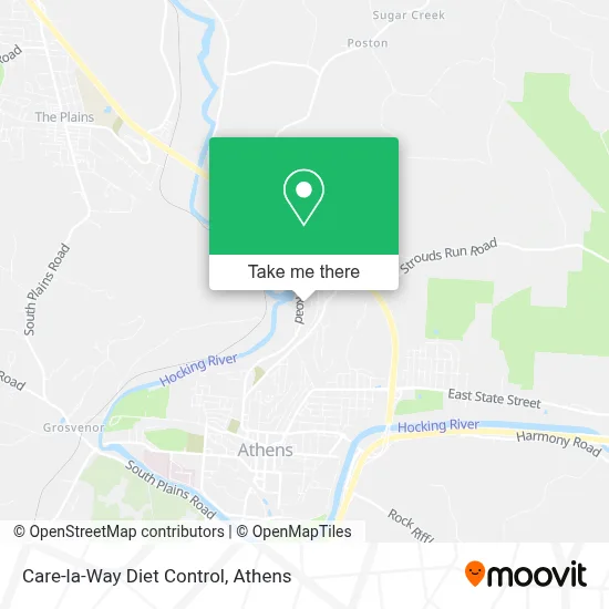 Care-la-Way Diet Control map