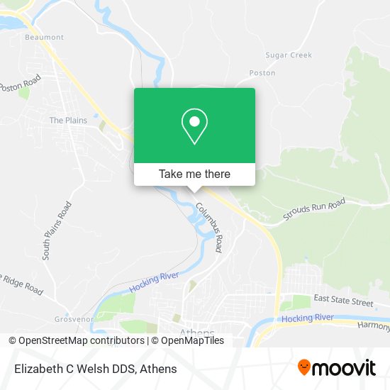 Elizabeth C Welsh DDS map