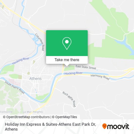 Holiday Inn Express & Suites-Athens East Park Dr map