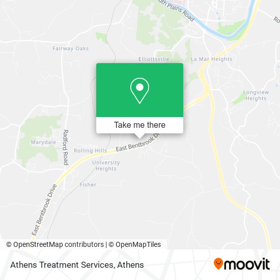Athens Treatment Services map