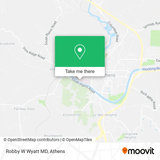 Robby W Wyatt MD map