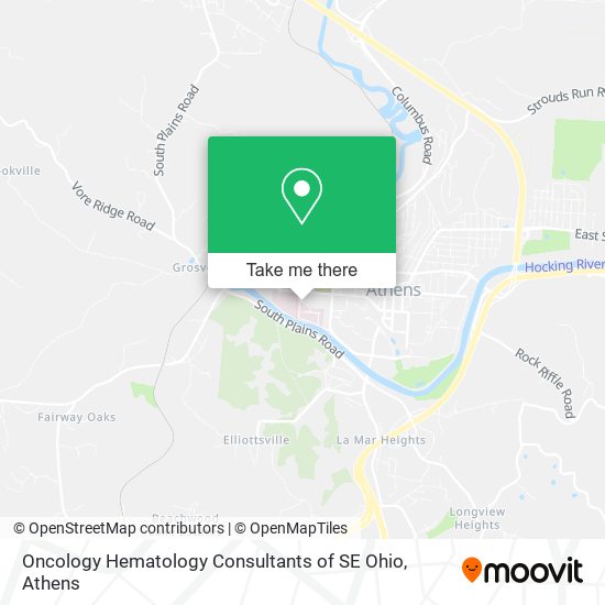 Oncology Hematology Consultants of SE Ohio map