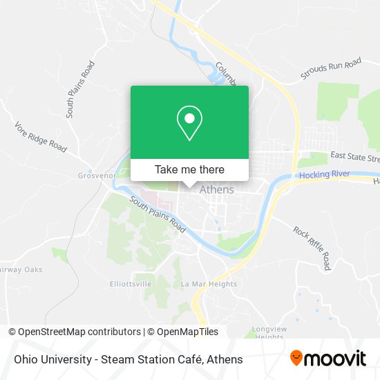 Ohio University - Steam Station Café map