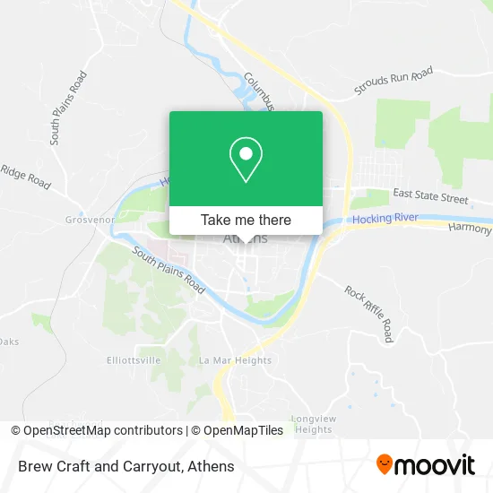 Mapa de Brew Craft and Carryout