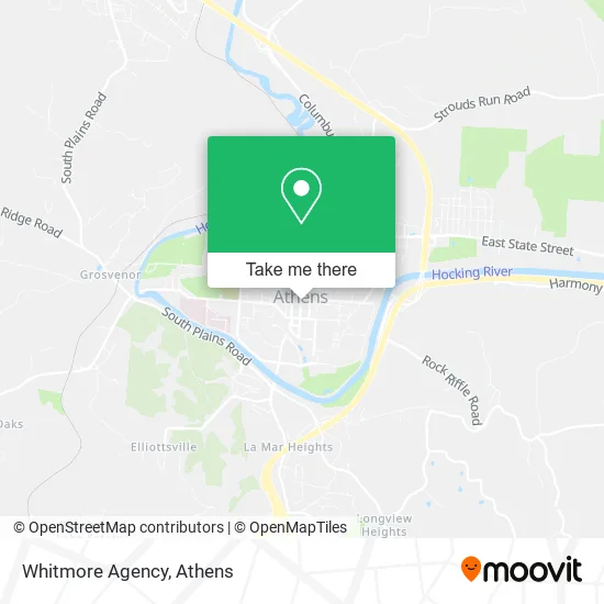 Mapa de Whitmore Agency