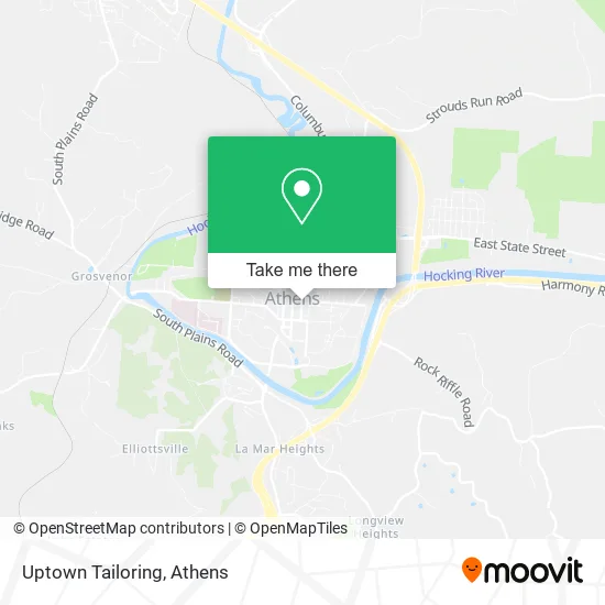 Mapa de Uptown Tailoring