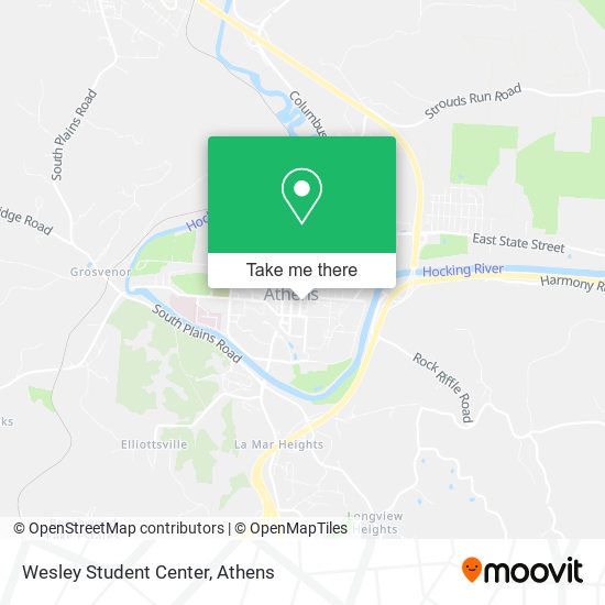 Mapa de Wesley Student Center