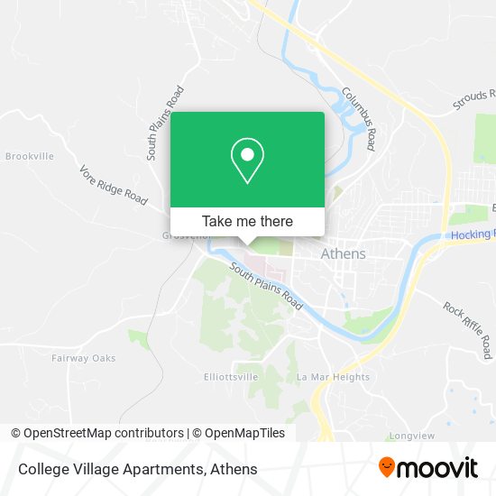 Mapa de College Village Apartments