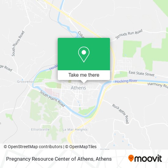 Pregnancy Resource Center of Athens map