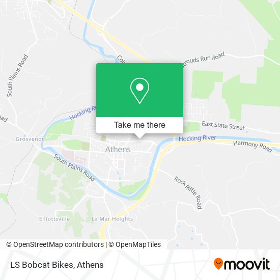 LS Bobcat Bikes map