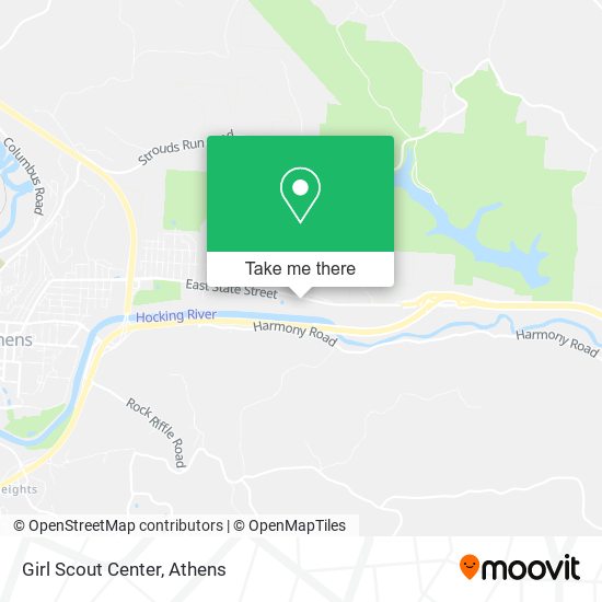 Mapa de Girl Scout Center