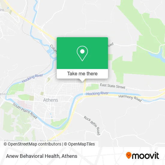 Anew Behavioral Health map
