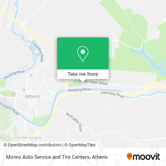 Monro Auto Service and Tire Centers map