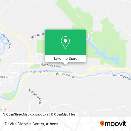 DaVita Dialysis Center map