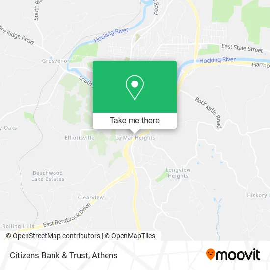 Citizens Bank & Trust map