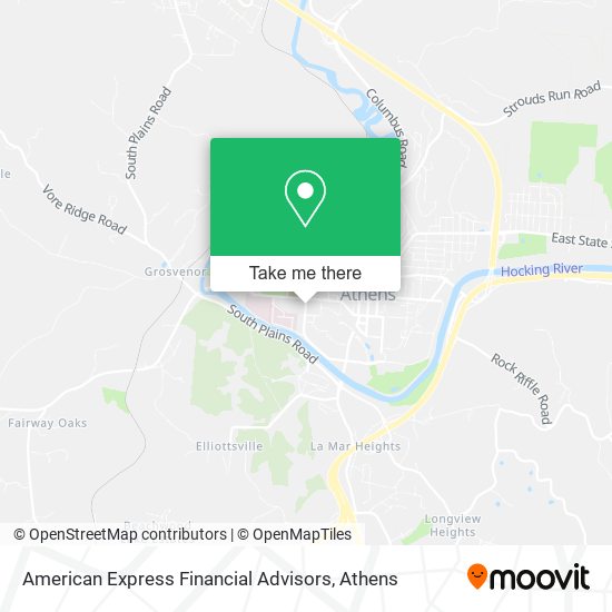American Express Financial Advisors map