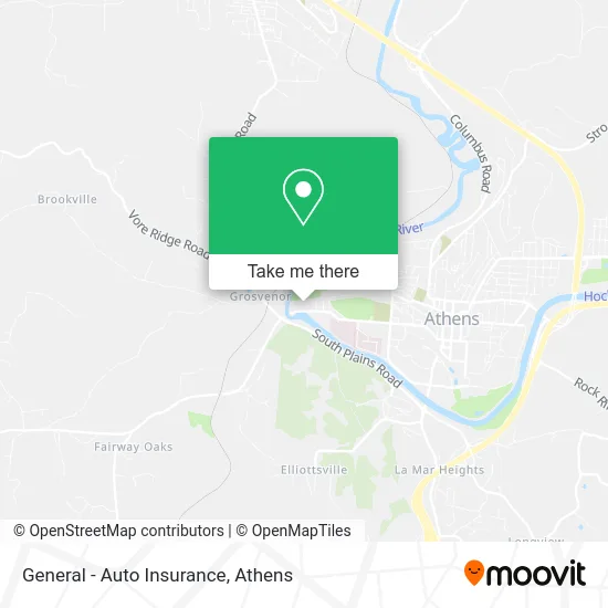 General - Auto Insurance map