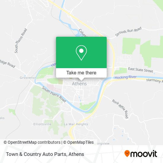 Town & Country Auto Parts map