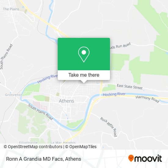 Ronn A Grandia MD Facs map