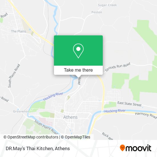Mapa de DR.May's Thai Kitchen