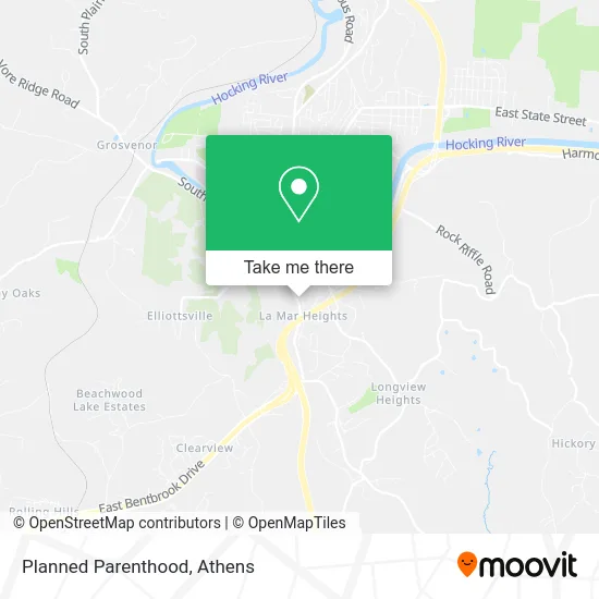 Planned Parenthood map