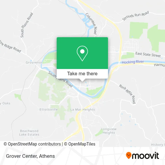 Grover Center map