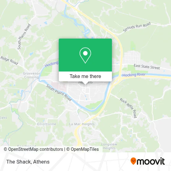 The Shack map