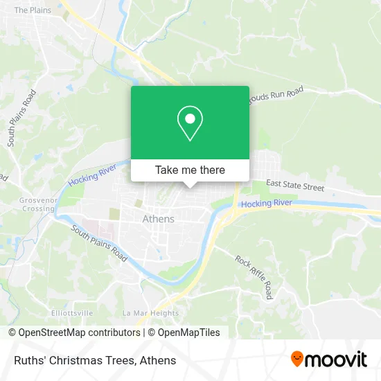Ruths' Christmas Trees map
