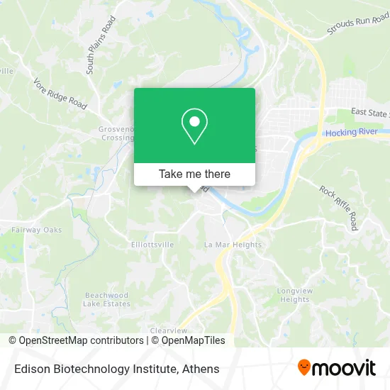 Edison Biotechnology Institute map