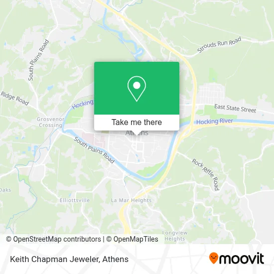 Keith Chapman Jeweler map