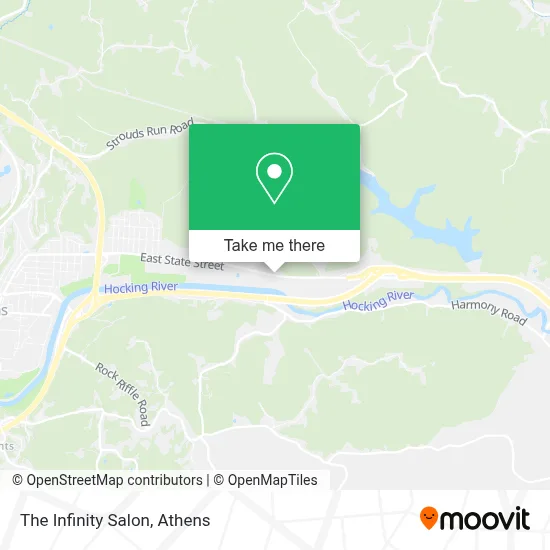 The Infinity Salon map
