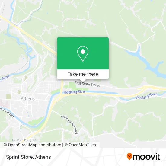 Sprint Store map